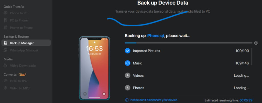 How to back up an iPhone without iCloud or a Computer?